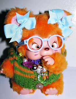 😻RETRO Mončičák monchichi, monchhichi vzácné Nyamy kotě - 2
