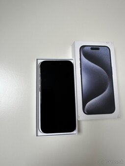iPhone 15 pro 128 titanium blue. - 2