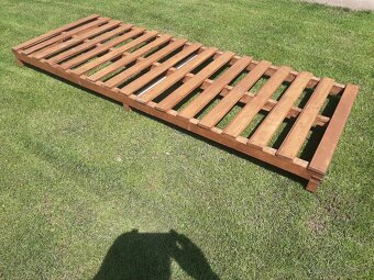 Drevené ležadlo, lehátko - 2