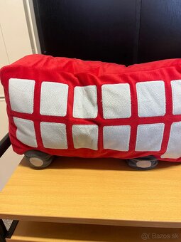Plyšový detsky vankúšik autobus + lev - 2
