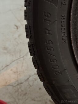 Zimné pneu+disky 205/55 R16 - 2