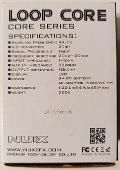 PREDÁM - VYMENÍM LOOPER NUX LOOP CORE-STAV NOVÝ - 2