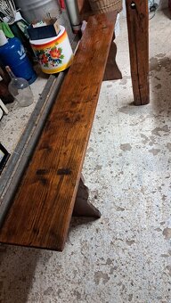 lavica drevena masiv - 2