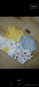 Body, tričká, mikina pre novorodenca 56-62 mix - 2