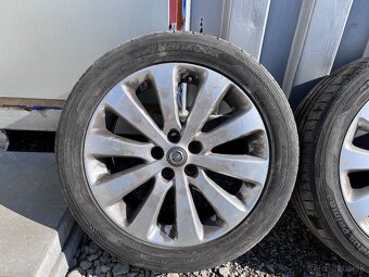 Alu disky sada R17 5x105, letné pneu 215/50 Opel Astra J - 2