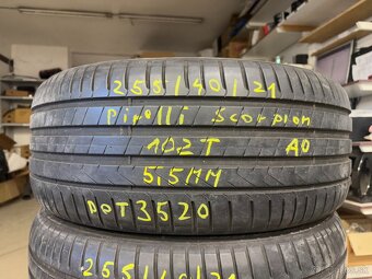R21 235/45 + 255/40 Pirelli Scorpion AO 4x5.7-5.5MM  DOT3520 - 2