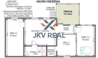 Na predaj 3 izbový byt v Rači pri Vinosadoch - 2