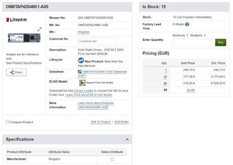 Kingston, Micron, WD 2TB, 1TB, 512GB - čítanie 6 600 MB/s - 2