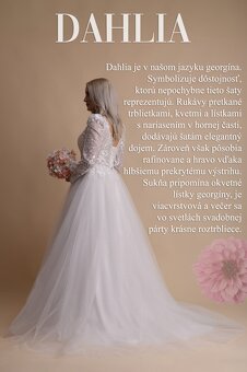 Nové krásne svadobné šaty Dahlia - 2