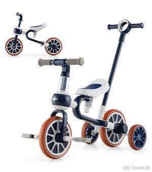 Detské stabilné aj balančné odrážadlo, trojkolka, bicykel, - 2