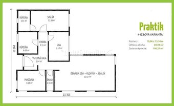 PREDAJ: Výstavba 4-izbového nízkoenergetického drevodomu Pra - 2