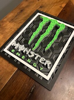 Mozaikový obraz Monster Energy. - 2