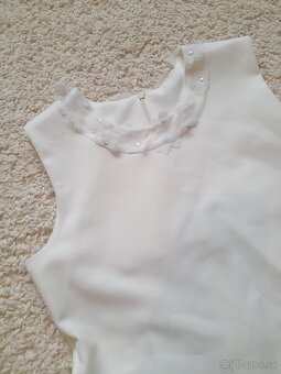 Dievčenské šaty so šifónovmi kvetmi č.146 - 2