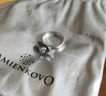 Dámsky strieborný prsteň - 2