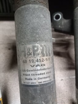 športovy podvozok H&R pre VW, Skoda, Seat - 2