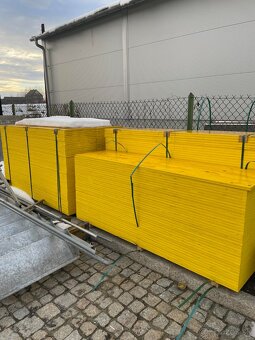 Nove salovacie dosky, preglejka stavebna 2500x500x21 - 2