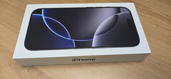 Predam Iphone 16 Pro - 256 GB - cierny titan - 2