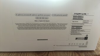 iMac 24” s M3 cipom - 2