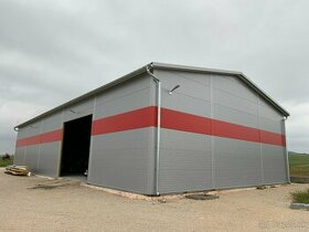 OCEĽOVÁ KONŠTRUKCIA HALY - MONTOVANÁ HALA 15x24x6m - 2