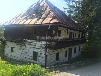 PREDAJ POSLEDNÁ pôvodná banícka drevenica 216m2, Kremnické - 2