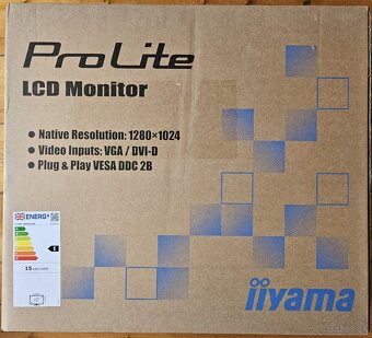 iiyama ProLite E1980D-B1 19" monitor (novy, zaruka) - 2