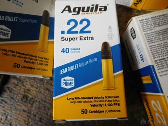 Strelivo Aguila Super Extra .22 - 2