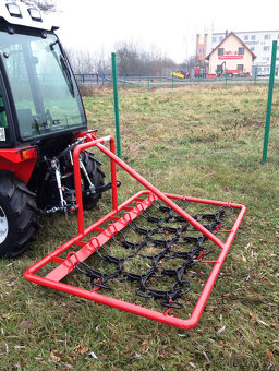 Lučné brány za traktor, malotraktor, záběr 2 metry - 2