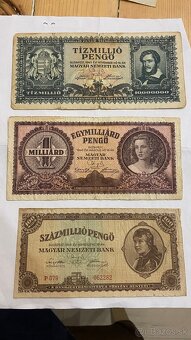 Predám bankovky Maďarsko vzácne - 2