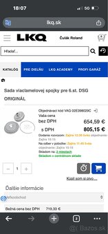DQ250 spojka - 2