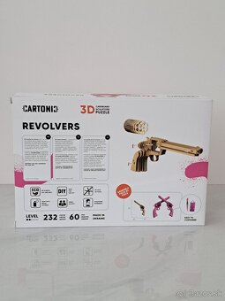 Cartonic 3D puzzle Revolvers 2in1 - 2