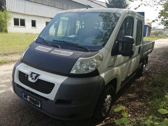 Peugeot Boxer, valník, 7miest, ťažné, 2007 - 2