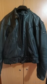 Dámska kožená bunda na moto - 2
