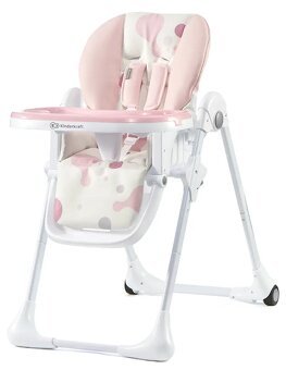 Stolička na kŕmenie Kinderkraft YUMMY pink - 2