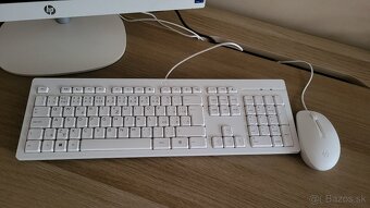 Predám HP klávesnicu s myškou, biele - 2