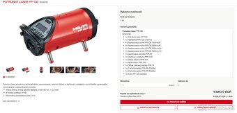 Hilti PP 10 samonivelačný potrubný laser - 2