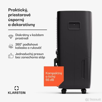 odvlhčovač KLARSTEIN DryFy Connect Smart 60L/24h 8L black - 2