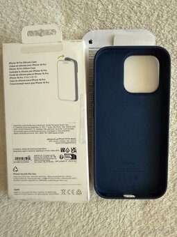 Apple Silikónový kryt s MagSafe pre iPhone 16 Pro - Denim - 2