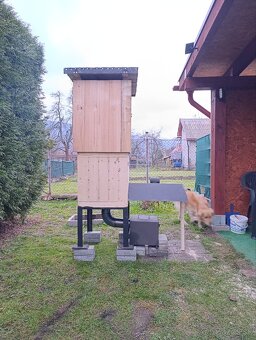 Domáca drevená udiareň - 2