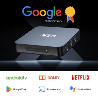 Android TV BOX KINHANK X6 - cetrifikovaný - 2
