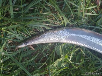 PERZSKA DÝKA DAMSCUS STRIEBRO - 2