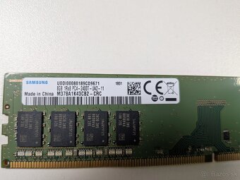 Samsung 8GB RAM, DIMM DDR4, 2400 MHz - 2