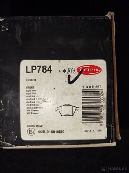 Predné brzdové doštičky VW Passat B5, Audi A6, Audi 100 - 2