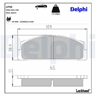 Platničky predné Fiat 125 - 2