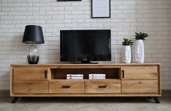 Dubový TV stolík - 2