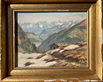 Obraz hory 37x31cm - 2