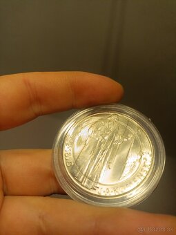Strieborná minca Ján Amos Komenský 1992 500KČS - 2