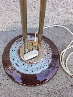Retro podlahová lampa K.Šenov - 2