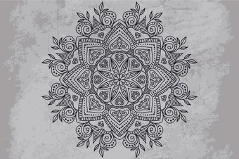 Tapeta Mandala - 150 x 100 cm - 2