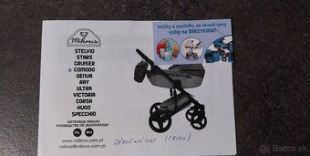 Kočík MIKRUS COMODO Baby Collection 3v1 - 2