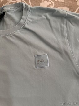 Pánske HUGO BOSS modré tričko - - 2